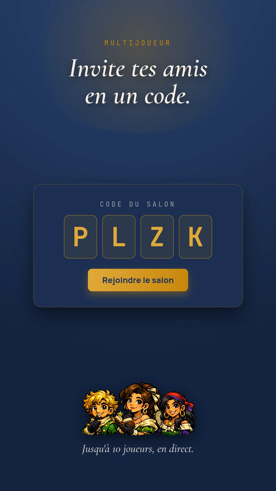 Dicobluff : jeu de mots rares screenshot