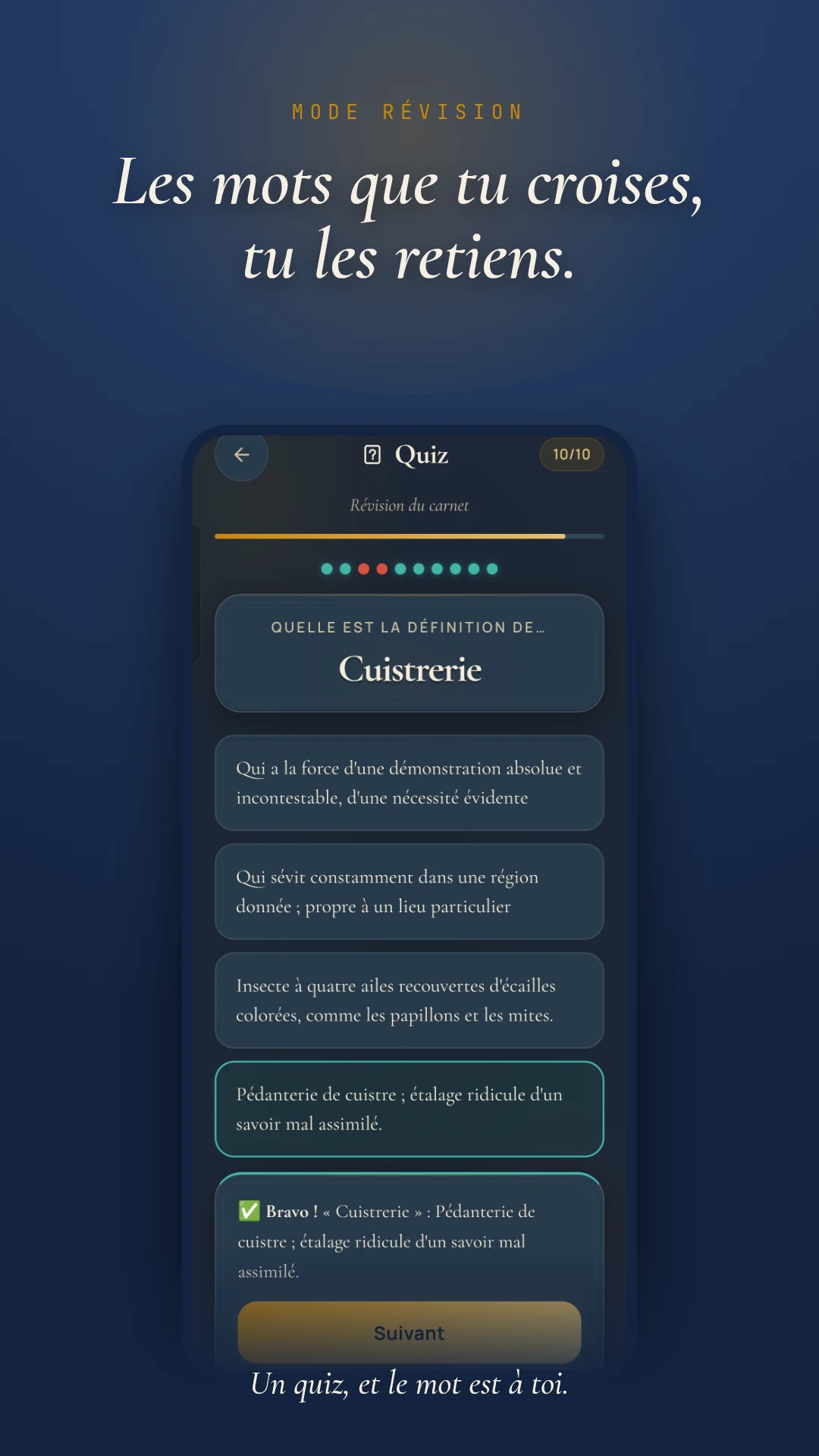 Dicobluff : jeu de mots rares screenshot